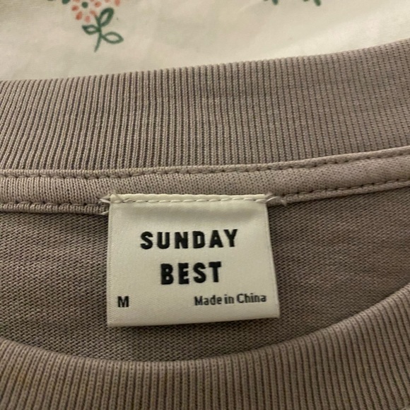 Sunday Best Short Sleeve T-shirt - tan/brown - Picture 3 of 3